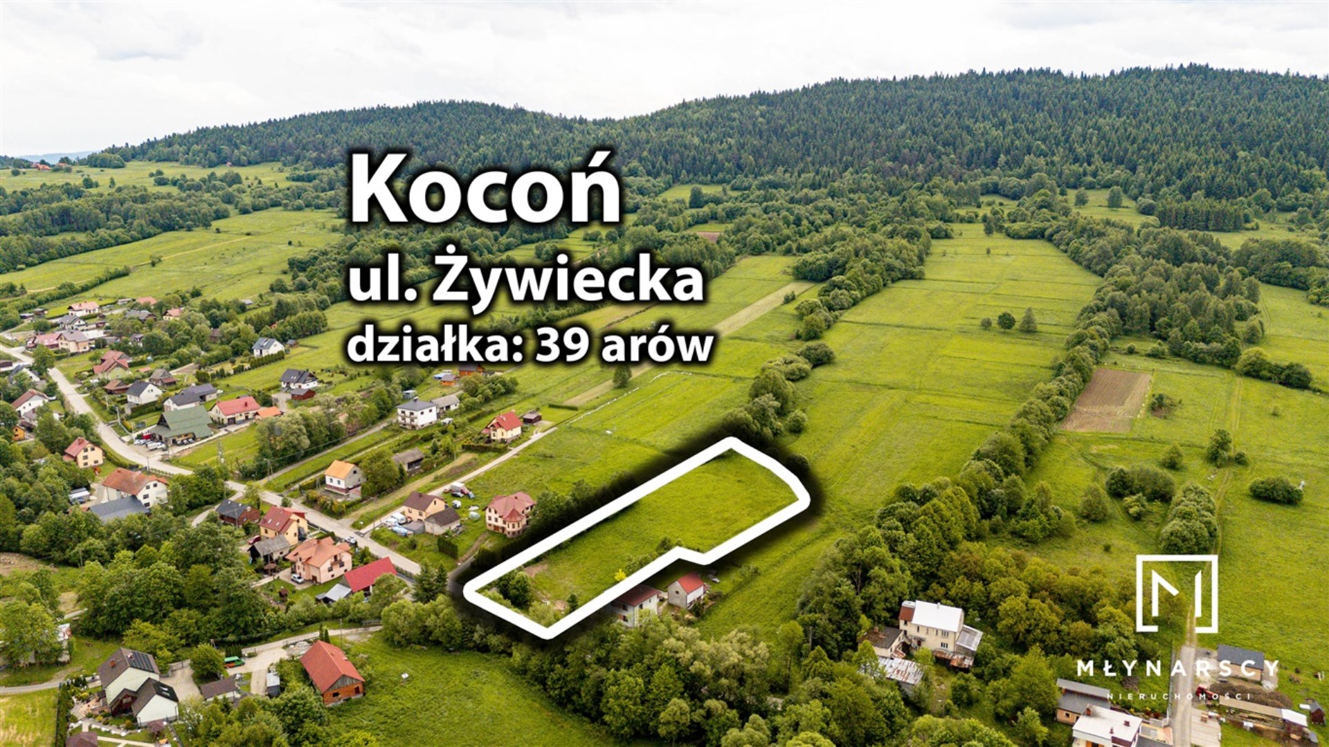Działka na sprzedaż Ślemień, Kocoń 449 900 