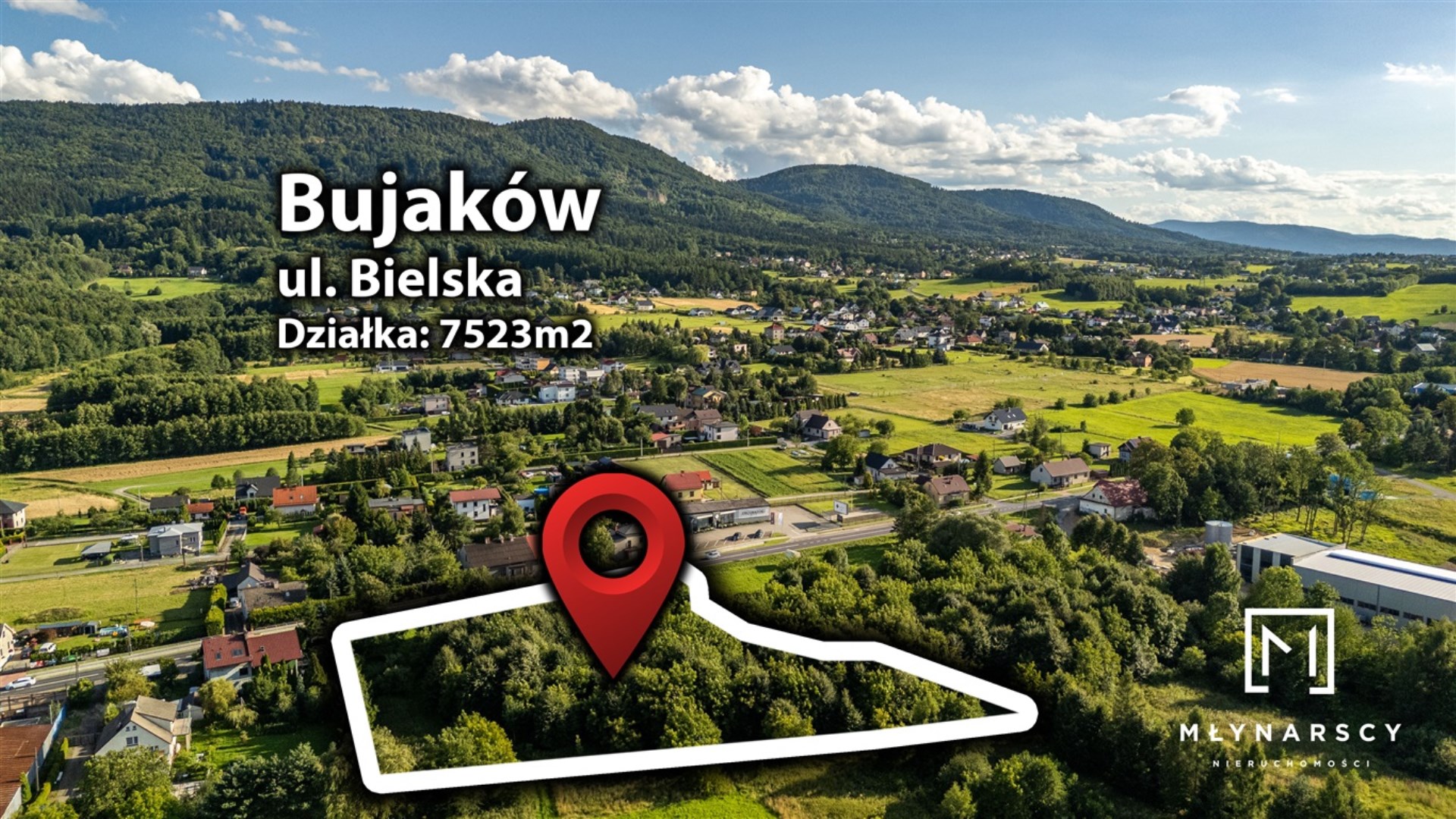 Działka na sprzedaż Bujaków, Bielska 897 500 zł
