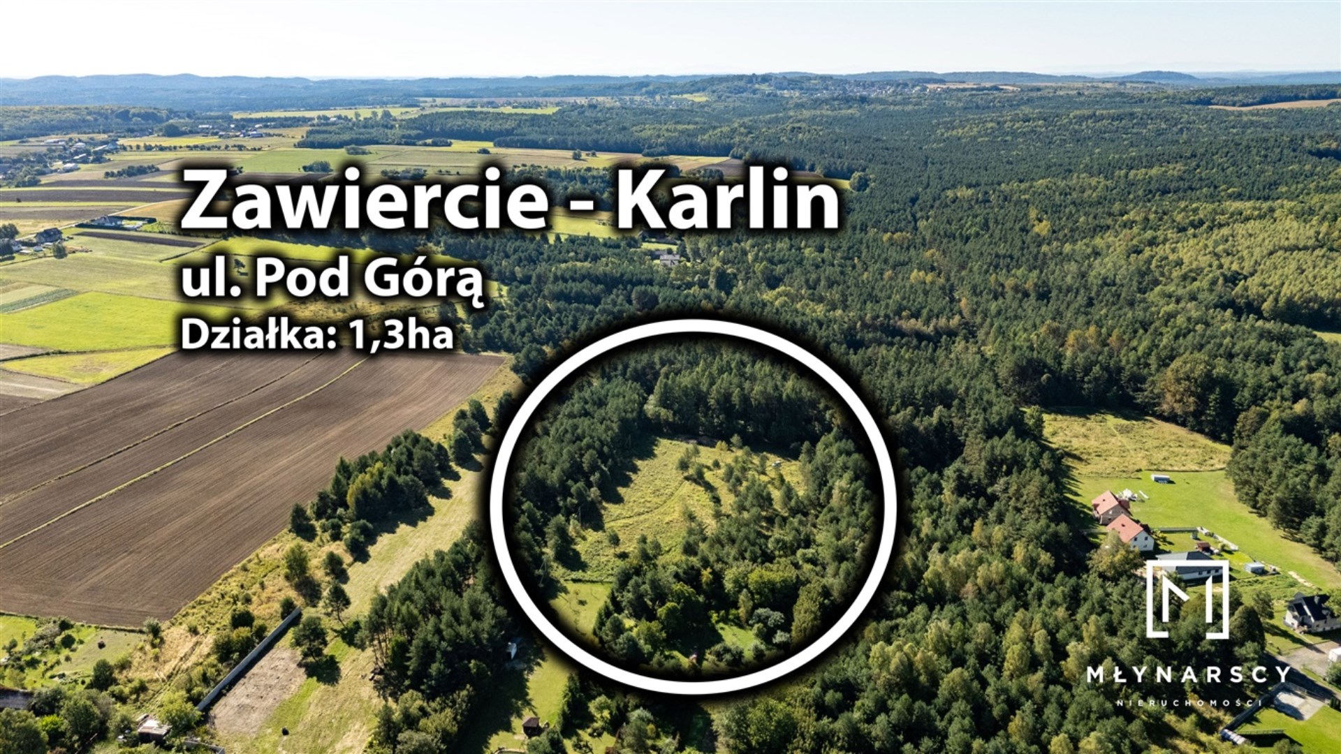 Działka na sprzedaż Zawiercie, Karlin 265 000&nbsp;zł