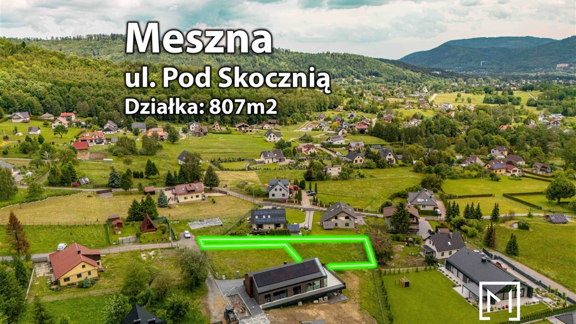 Działka na sprzedaż Wilkowice, Meszna, Pod Skocznią 242 100&nbsp;zł