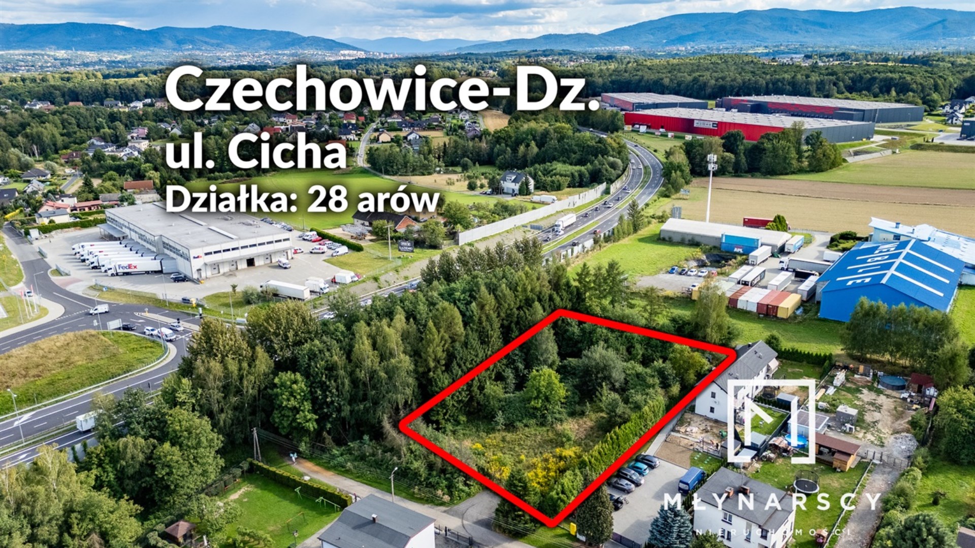 Działka na sprzedaż Czechowice-Dziedzice 520 000&nbsp;zł